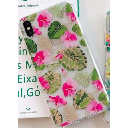 Mobilskal Till Iphonexr I Vackert Blomstermönster Rosa & Guld Rosa One Size
