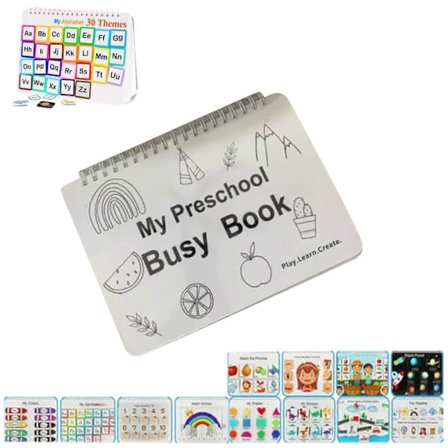 Min Förskole Aktivitetsbok, Aktivitetsbok för Förskolebarn, 50% Rabatt