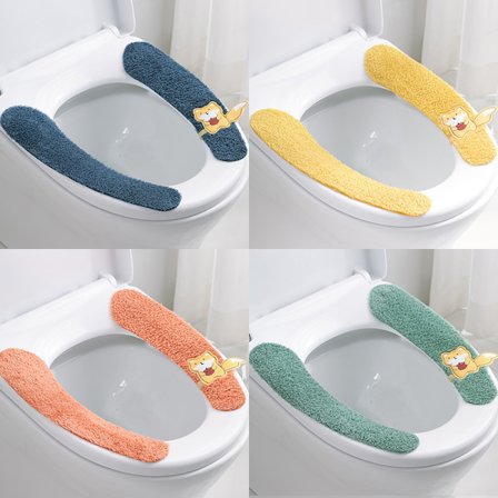 4-pack tjockare mjuka toalettstolsskydd med handtag för toalettstol