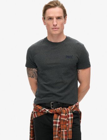 Superdry Vintage Logo Emb Tee - Black - XL