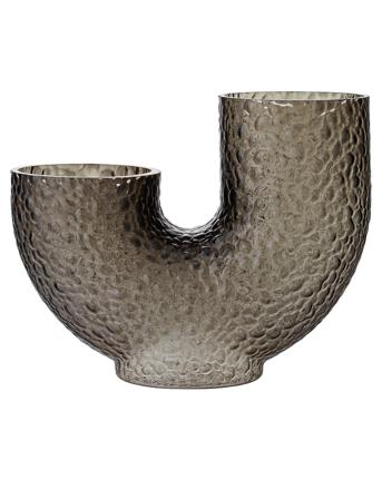 Arura Medium Glass Vase Home Decoration Vases Svart AYTM