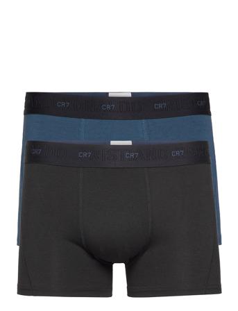 Cr7 Bamboo, Trunk 2-Pack Boksershorts Svart CR7