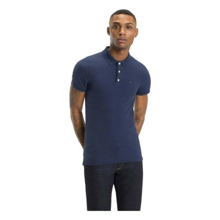 Tommy Jeans Polo Shirts Blå, Herre
