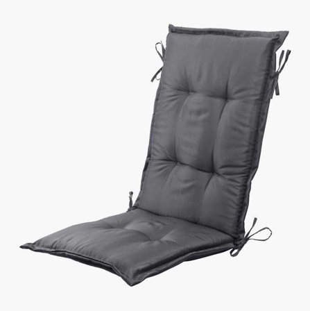 Stolsdyna hög rygg grafit