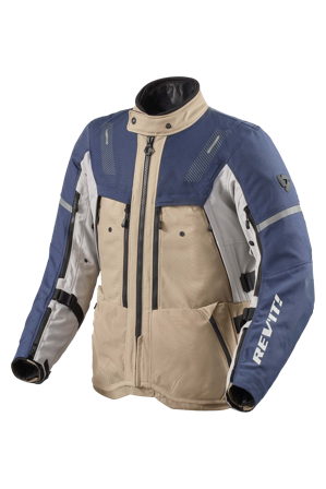 Kurtka Motocyklowa REV'IT! Sand 5 H2O Piaskowy/Niebieski M