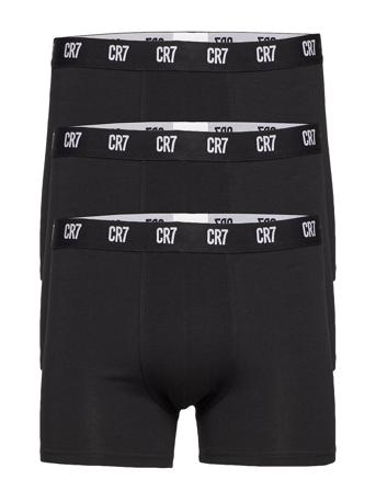 Cr7 Main Basic, Trunk, 3-Pack Boksershorts Svart CR7