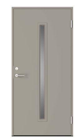 Swedoor C7010 Ytterdörr ljusgrå (S 3502-Y) 988x2080 mm, Dörrar