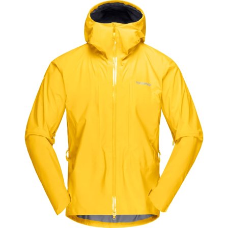 Norrøna Men's Trollveggen Gore-Tex Pro Light Jacket (2021) Men shell jackets Yellow M