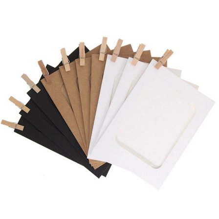 10st Papper Bildramar Fotoalbum MULTICOLOR - on stock