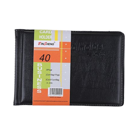 Läder 40 kort Kommersiellt namn ID Kreditkort Case Hållare