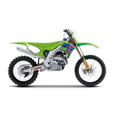 Kit de Adhesivos Blackbird Retro - Kawasaki KX 450 2019-2023