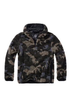 Pulover Brandit Teddyfleece Worker Camo închis XXL