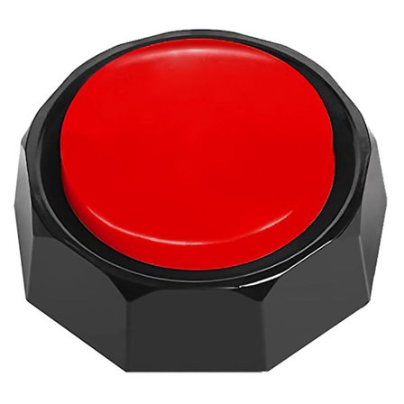 Opptakbar knapp, hundetreningsbuzzer - Spill inn og spill av din egen melding for å lære hundene dine stemmen hva de vil