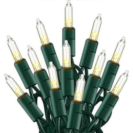 Mini lyslenke til jul, 50 LED-lys