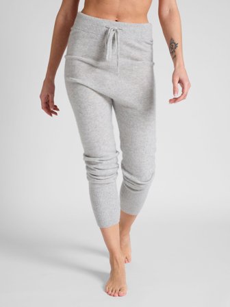 Kashmina - Kashmirbukse "Chill Pants" - lys grå - Size M