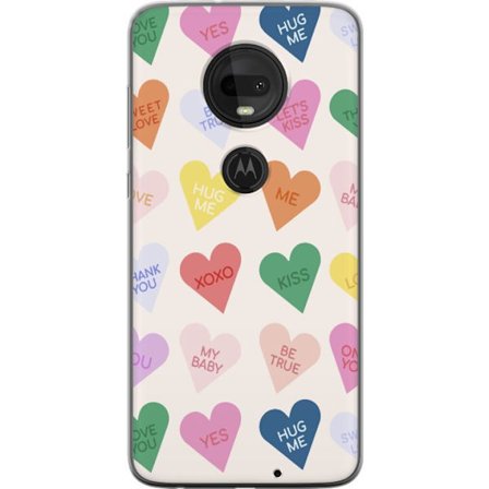 Yhteensopiva Puhelinkuori Motorola Motorola Moto G7 Karkkisydämet