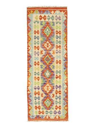 Piccolo Kilim Afghan Old Style Tappeto 71X196 Lana