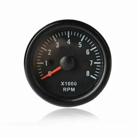 52MM Elektrisk Omdrejningstæller 0-8000 RPM 2 tommer RPM Tacho Meter Kompatibel med 2 3 4 5 6 8 Cylinder Benzinmotor Bil Båd YachtP2025050900422-