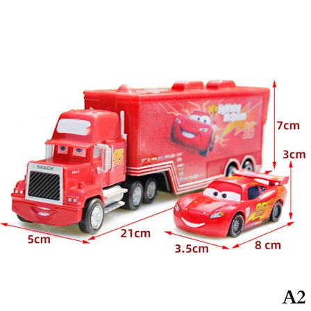 Lightning McQueen Truck Metal Diecast Collection -malliautolelu