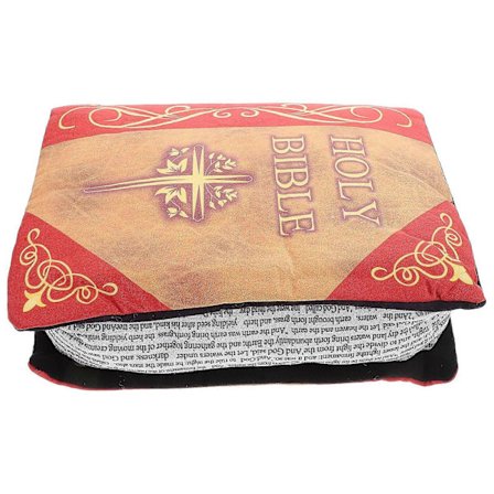 Tummanpunainen Raamattu Tyyny Pehmolelu opetuskäyttöön[D]