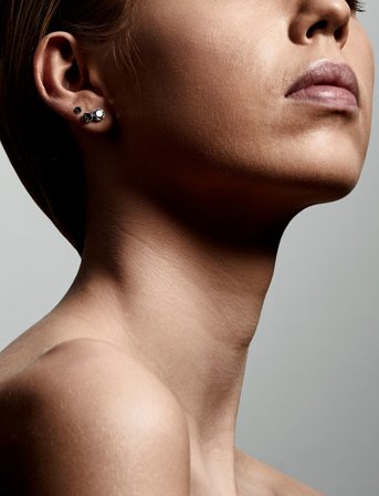 Pilgrim Millie Crystal Earrings 3-In-1 Set - Gold - ONE SIZE