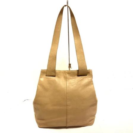Loewe Pre-owned, Pre-owned Leather shoulder-bags Beige, Dames, Maat:ONE Size