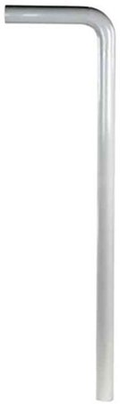 Gelia 3000923402 Avloppsrör för tvättställ, plast, 180 x 700 mm, Inomhusavlopp