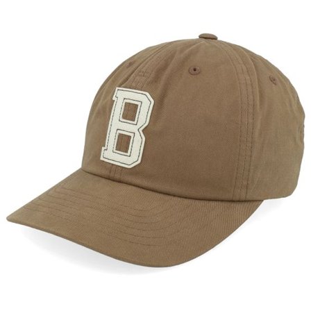 Brixton - Brun unconstructed Keps - Big B MP Pinecone Brown Twill Dad Cap @ Hatstore