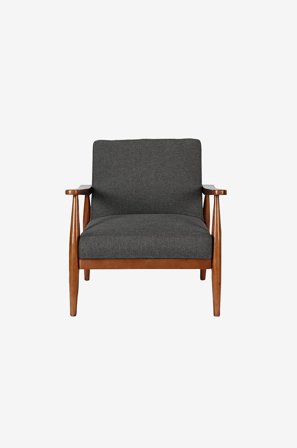 Dorel Home - Fåtölj Mid Century - Grå - Fåtöljer - Från Homeroom