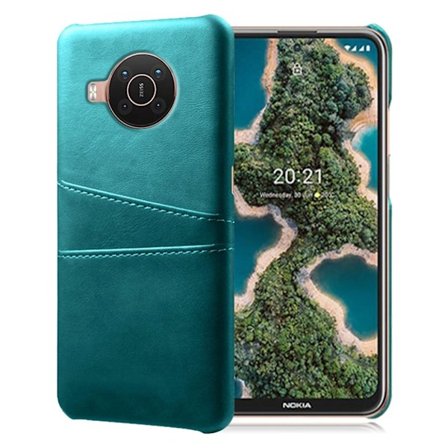 Nokia X10 / Nokia X20 skal med korthållare - Grön