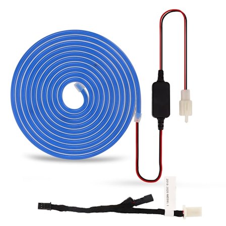 Auton LED-etuosan valaistuslista IP67 Surround-valaistus korvaava Tesla Model 3 2018-2020 DC12-16V sininen