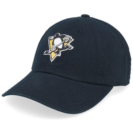 American Needle - NHL - Black - unconstructed - Cap - Pittsburgh Penguins Blue Line Black Dad Cap - Hatstore