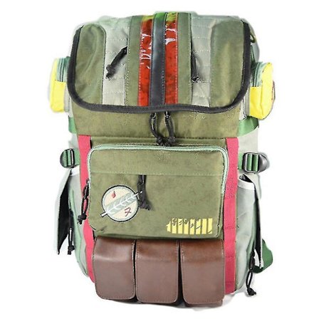 Wars Boba Fett Kostyme Ryggsekk Laptop Bag Skole Bag Reise Utendørs Bag