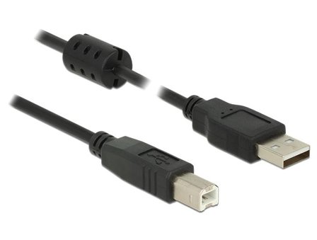Delock USB-kabel - USB til USB-type B - 5 m