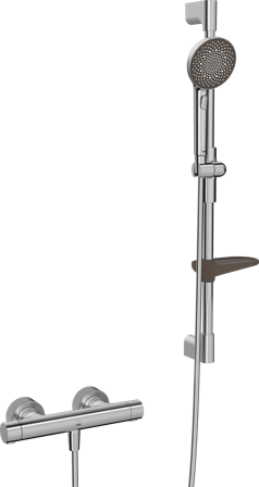 Oras Aurelia 4769 Dusjsett 150 c/c Børstet stål, Baderom