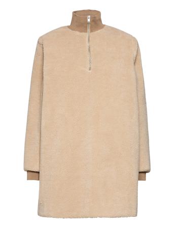 Slflarna Ls Long Teddy Pullover Ex Brown Selected Femme