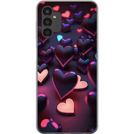 Kompatibelt Mobilskal till Samsung Samsung Galaxy A04s Midnattshjärtan