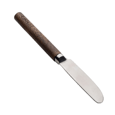 ERNST Smörkniv metall/mörkt trä Köksredskap Unisex Brun b1,5 l17 cm