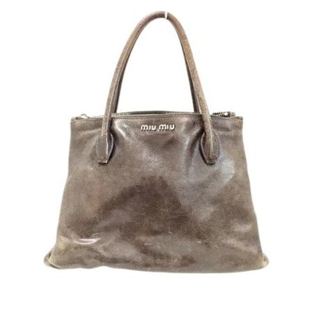 Miu Miu Pre-owned, Pre-owned Handbag Bruin, Dames, Maat:ONE Size