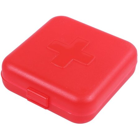 Pillerask Pillerask med 4 fack - Slumpmässig färg