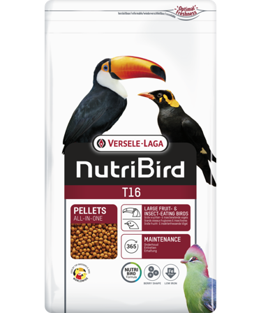 Versele-Laga - NutriBird T16 10 kg - Fuglemat & fuglefôr - Fuglepellets - ZOO.no