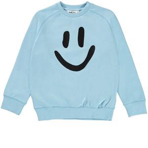 Molo Sky Blue Mike GOTS Sweatshirt 110 cm - Jumpers and knitwear - 110 CM - Blue