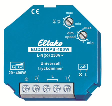 Eltako 61100831 Boksdimmer UNI, 20-400 W, Belysning