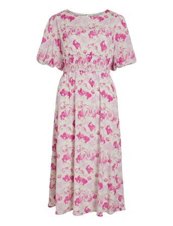 Vila | Vilina O-Neck 2/4 Midi Dress/Dc | 38