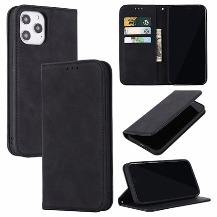 iPhone 12 Pro Max - Praktiskt Stilsäkert Plånboksfodral