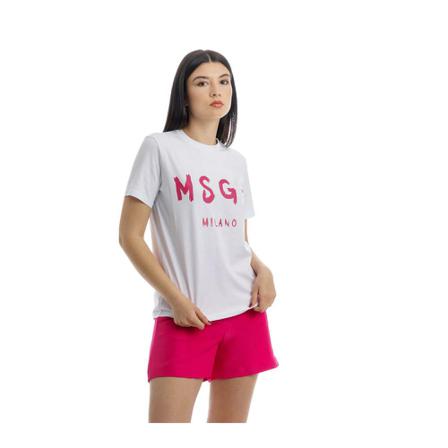 Msgm, T-Shirts Wit, Dames, Maat:L