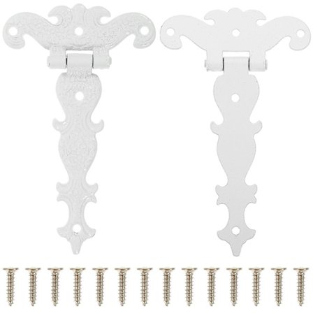 2 stk skur hengsel Heavy Duty tregjerde porthengsel retro utendørs skur dør maskinvare