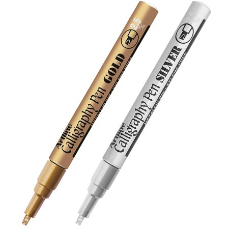 Artline Calligraphy Pen 2.5 mm Silver