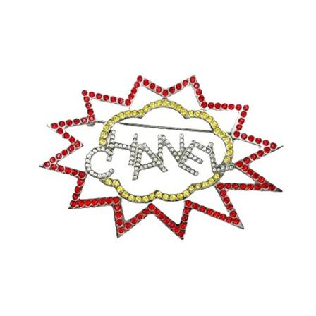 Chanel Vintage, Pre-owned Metal chanel-jewelry Rood, Dames, Maat:ONE Size