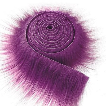 9x150 cm Faux Band Tejper Gör-det-själv-kläder Sy Fluffy Trimming S Purple 9cm*150cm Purple 9cm*150cm